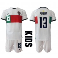 Fotbalové Dres Portugalsko Danilo Pereira #13 Dětské Venkovní MS 2022 Krátký Rukáv (+ trenýrky)